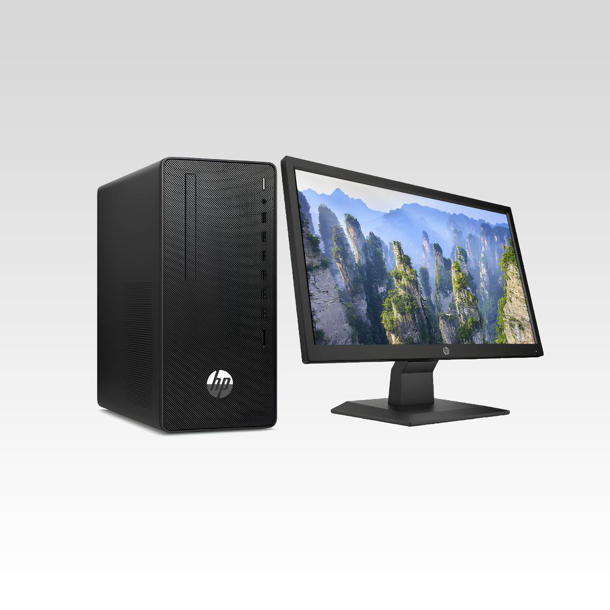 Computador-Desktop-HP-Completo Computador Desktop HP Completo (290MT - 4GB - 1TB) + Monitor 19" - Image 1