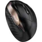 Rato sem Fio WIFI Silencioso/Ergonômico 8250S Preto/Dourado