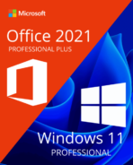 Windows 11 Pro + Office 2021 Pro + ativação vitalícia para 1 PC