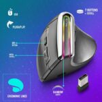 MOUSE NGS EVO KARMA WIRELESS RECARREGAVEL ERGO 3200 DPI