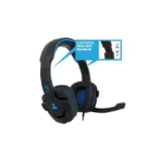 AUSCULTADORES HS EWENT GAMING PRETO/AZUL COM FIO JACK - Image 4