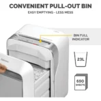 Destruidor de Documentos Fellowes LX211 15 Folhas Branco - Image 3