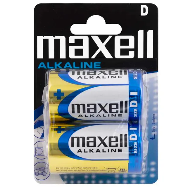 Pilhas-D-Alcalina-Maxell-LR20-2un Pilhas D Alcalina Maxell LR20 2un - Image 1