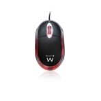 MOUSE EWENT MINI USB OPTICO 1000DPI PRETO COM FIO