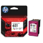 TINTEIRO HP 651 TRICOLOR