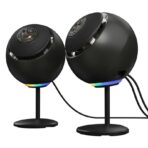 COLUNA CREATIVE 2.0 PEBBLE NOVA USB-C RGB PRETO