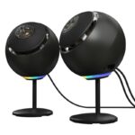 COLUNA CREATIVE 2.0 PEBBLE NOVA USB-C RGB PRETO