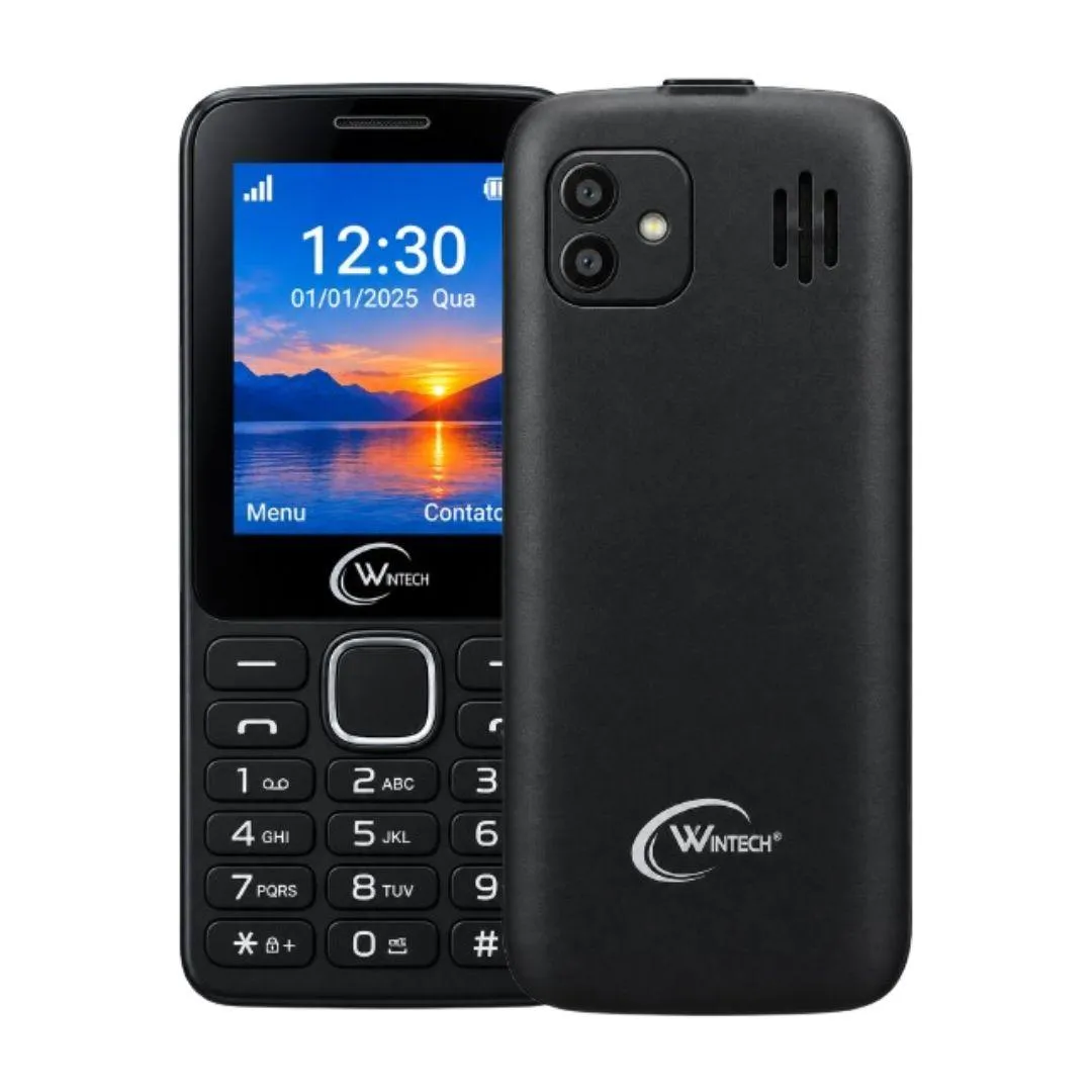 179717-1200-auto Telemóvel Mini DS 2G Com Câmera/Rádio FM/Lanterna 2.4" 1800MAH BT Preto - Image 1